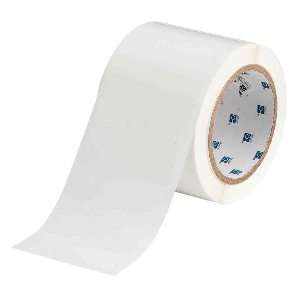 Product image for Brady THTOL-176-966B-1 Clear Polyester Overlaminate Labels, 1" H x 3" W, Roll of 1000 Labels