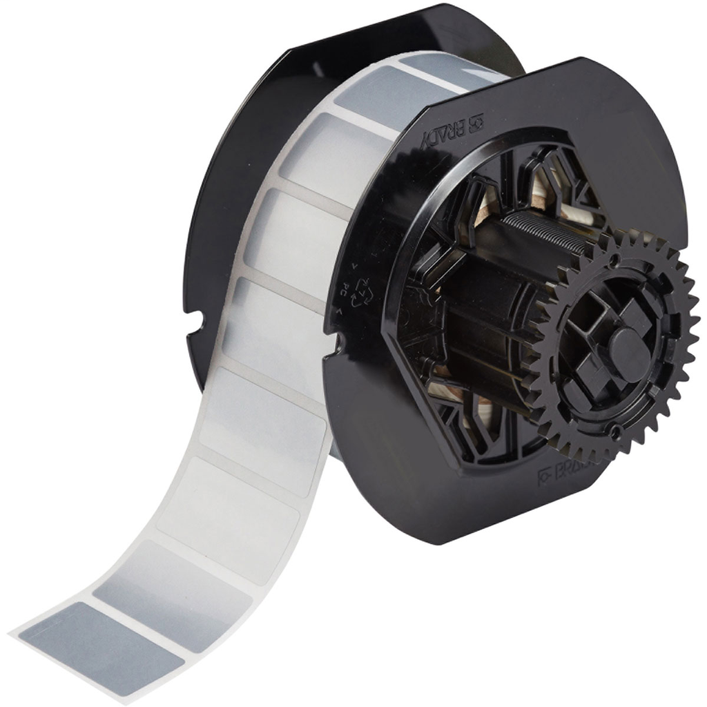 Product image for Brady B33-136-434 B33 Series Polyester Labels, 0.75" H x 1.5" W, Roll of 1500 Labels