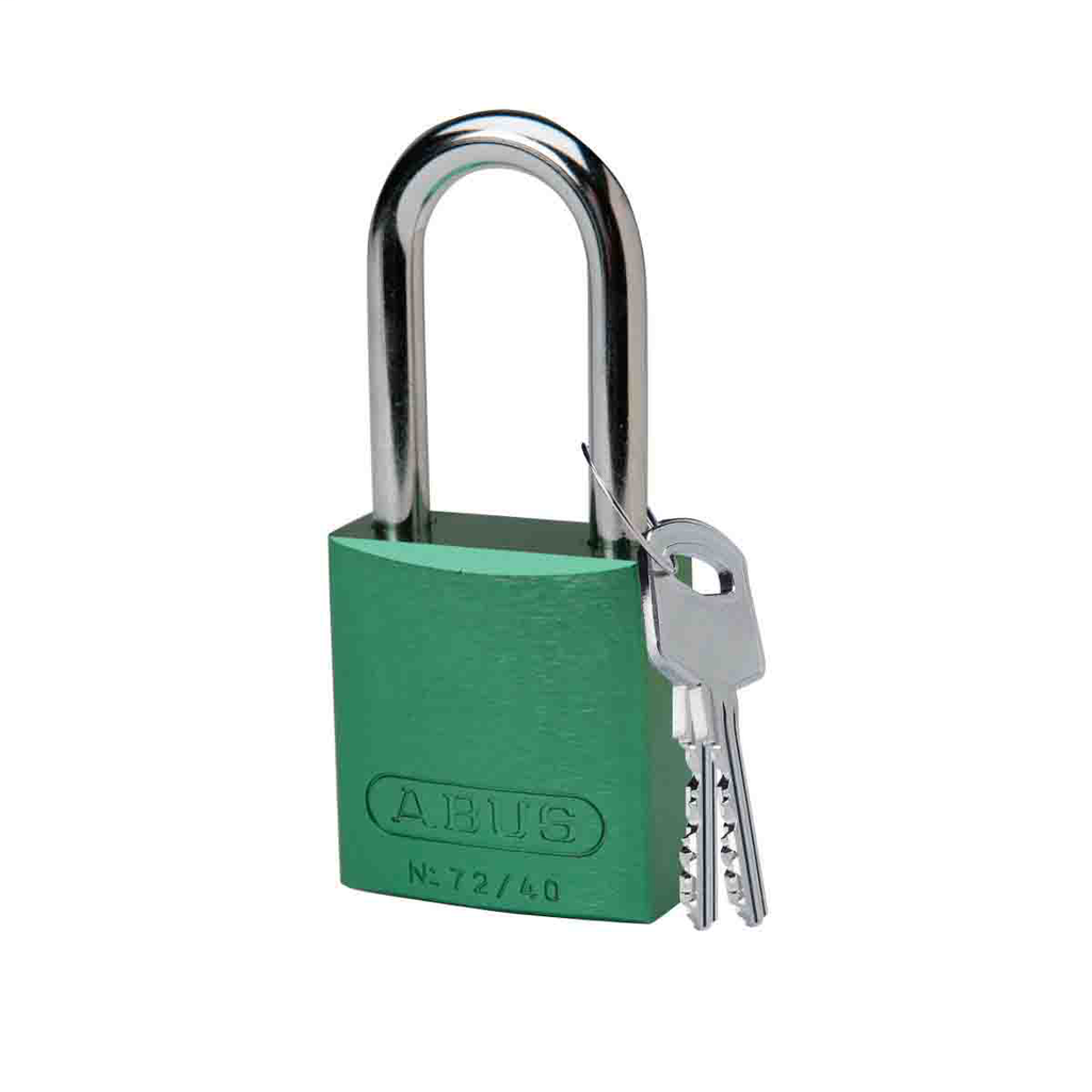 Product image for Brady 99617 ABUS Standard Size Aluminum Padlock - 6-Pin Cylinder, 1.5 in. Shackle Clearance