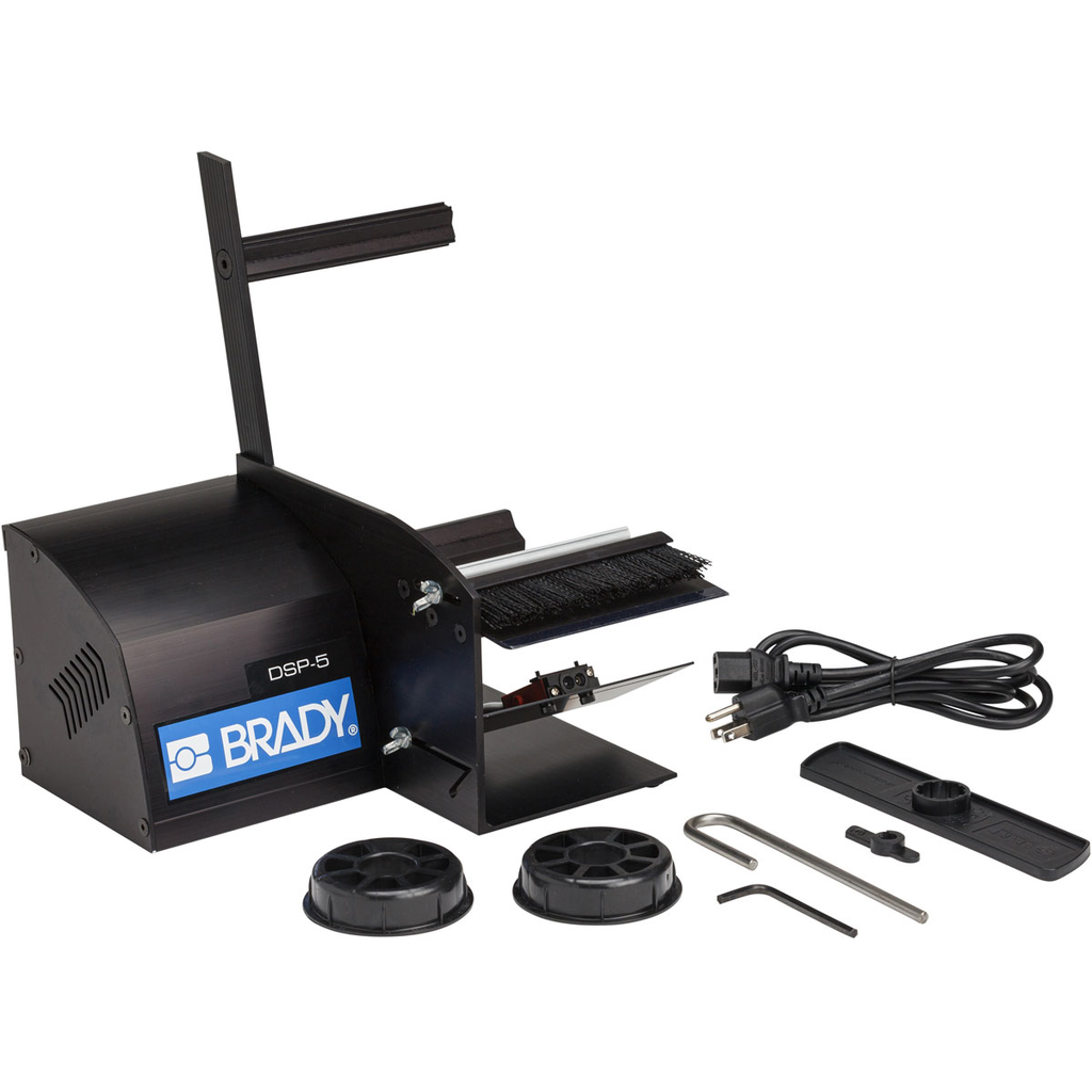 Product image for Brady DSP-5 Label Dispenser, Roll Diameters Up to 12"