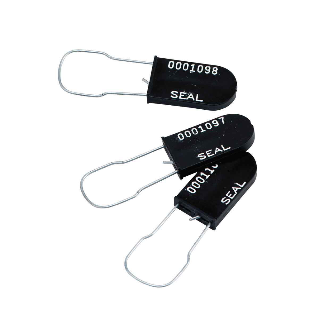 Product image for Brady 95168 Padlock Plastic Seals, Black