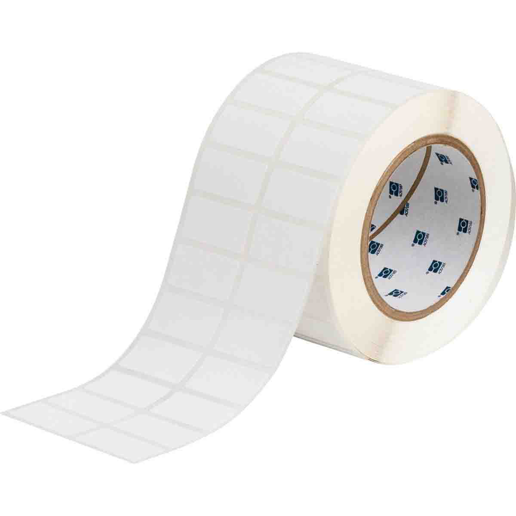 Product image for Brady THT-6-449-3 Removable Polypropylene labels, 0.75" H x 1.5" W, Roll of 3000 Labels