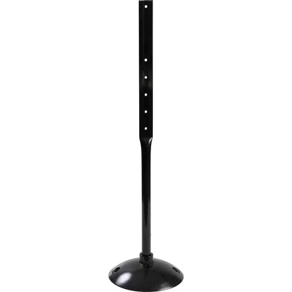 Product image for Brady 86345 17" Iron Sign Base & 48" Post Kit Black, 4' H x 17" Dia, Black