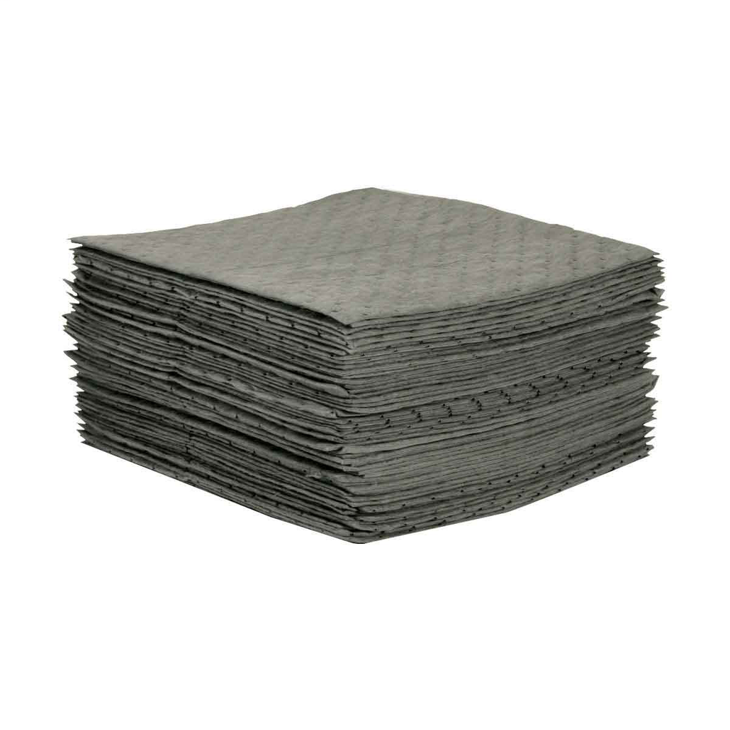 Product image for Brady MRO50 MRO Plus® Universal Absorbent Pads - Heavy Weight, 30" x 30", Absorbency Capacity 41 gal