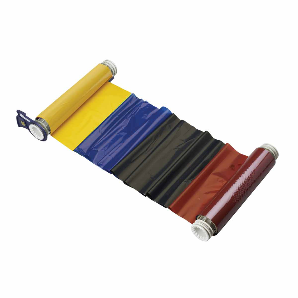 Product image for Brady 13531 BBP85 Series R10000 Printer Ribbon, Each, Black/Blue/Red/Yellow, 6.25" W