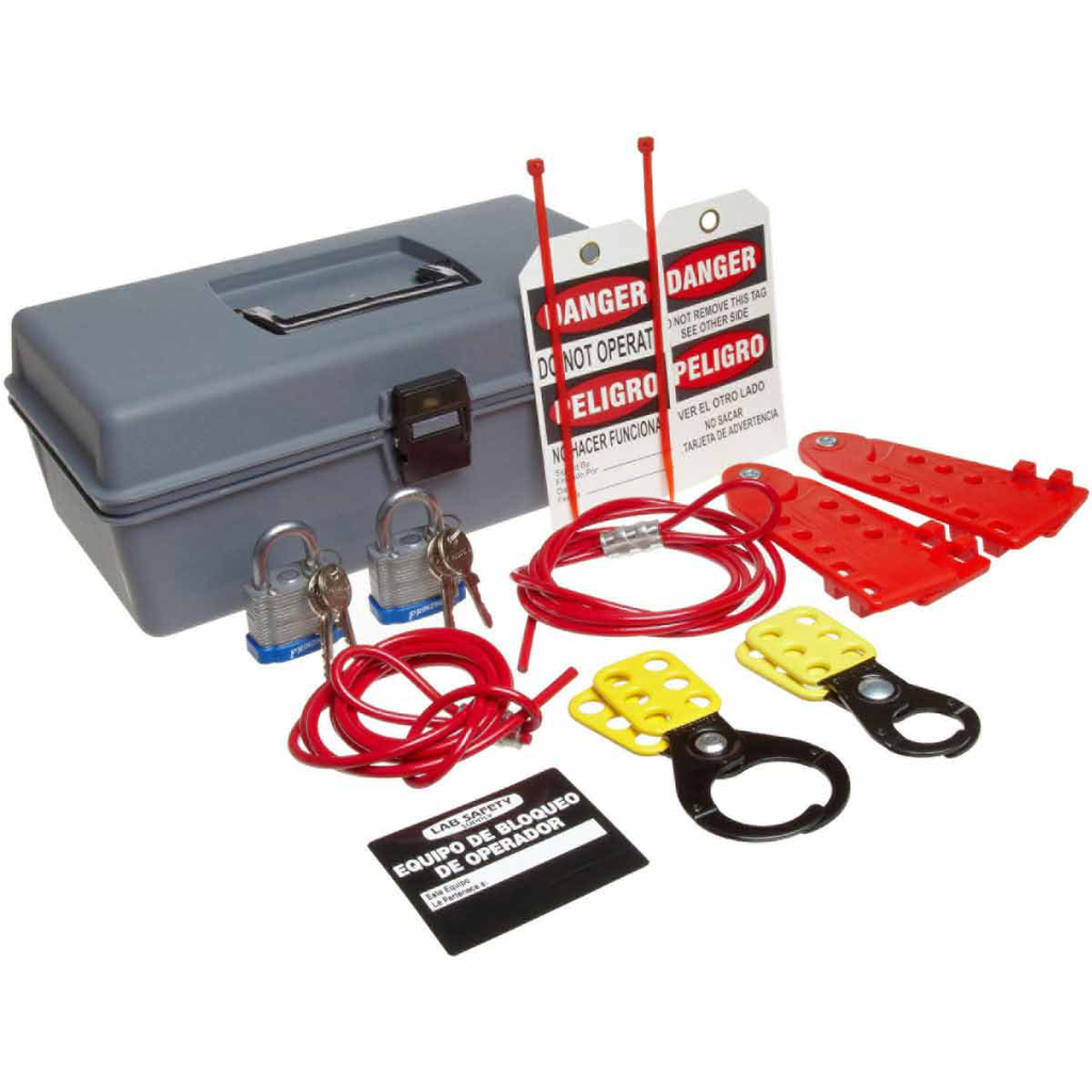 Brady LK520B Cable Lockout Kit with 2 Steel Padlocks and 2 Bilingual Tags Product image for Brady LK520B Cable Lockout Kit with 2 Steel Padlocks and 2 Bilingual Tags