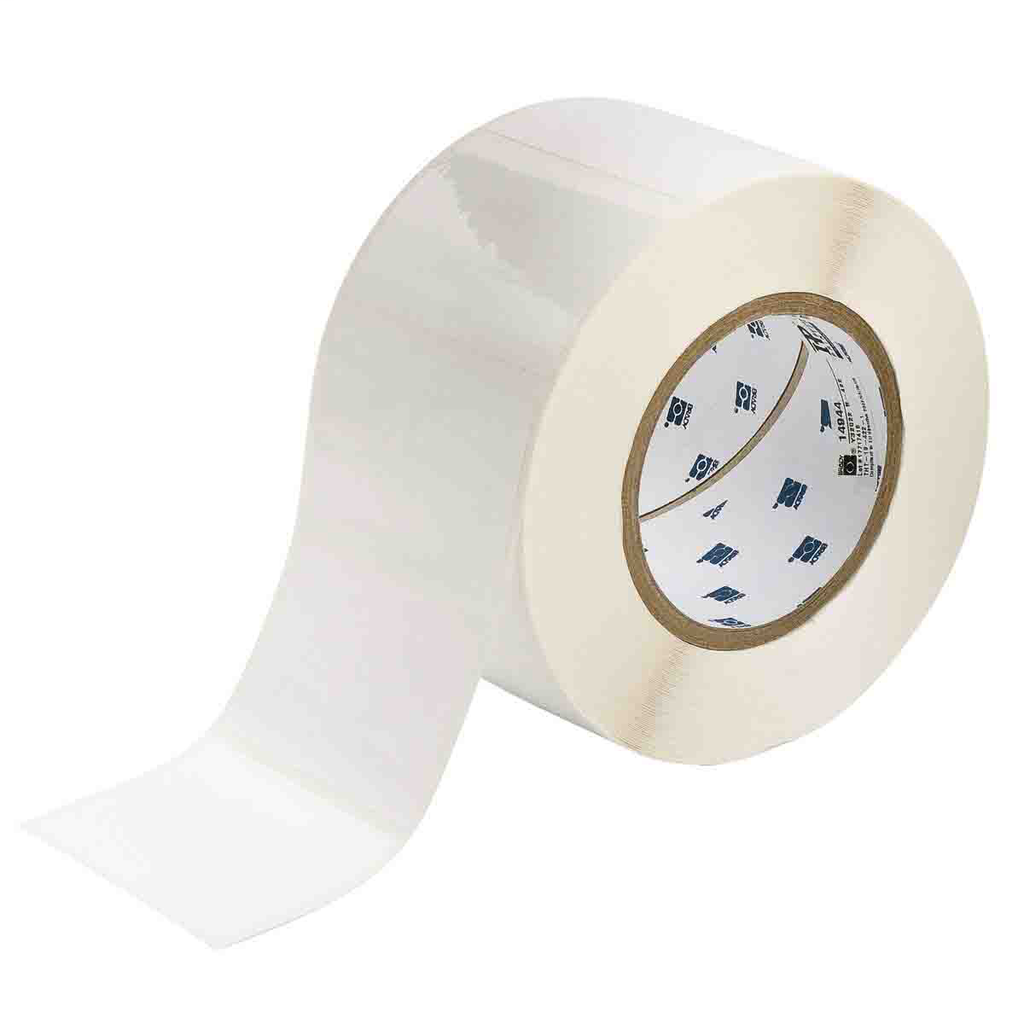 Product image for Brady THT-19-483-1 High Adhesion Polyester with Rubber Adhesive Labels 2in H x 3in W WT 1000/RL