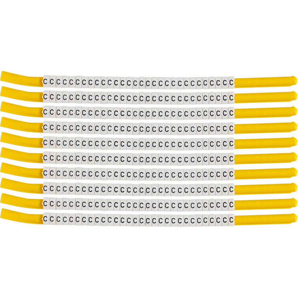BRADY SCN18-C Wire Mkr,ClipSlv,C,SC BRADY SCN18-C Wire Mkr,ClipSlv,C,SC