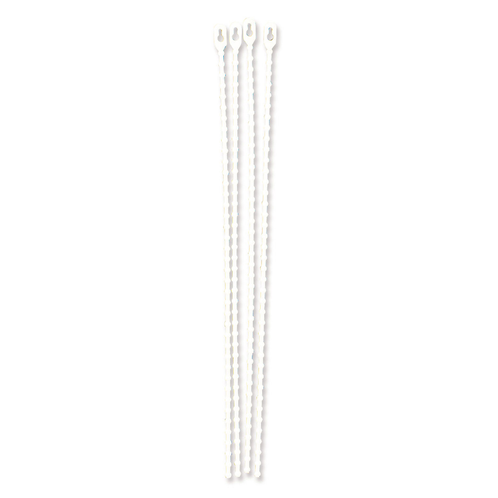 Product image for Brady 81761 Reusable Beaded Ties, 7" L, Plastic
