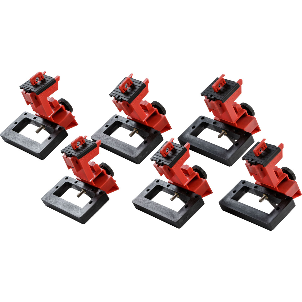 Product image for Brady 148685 TAGLOCK&trade; Circuit Breaker Lockout Devices - Oversized, 25/Pack