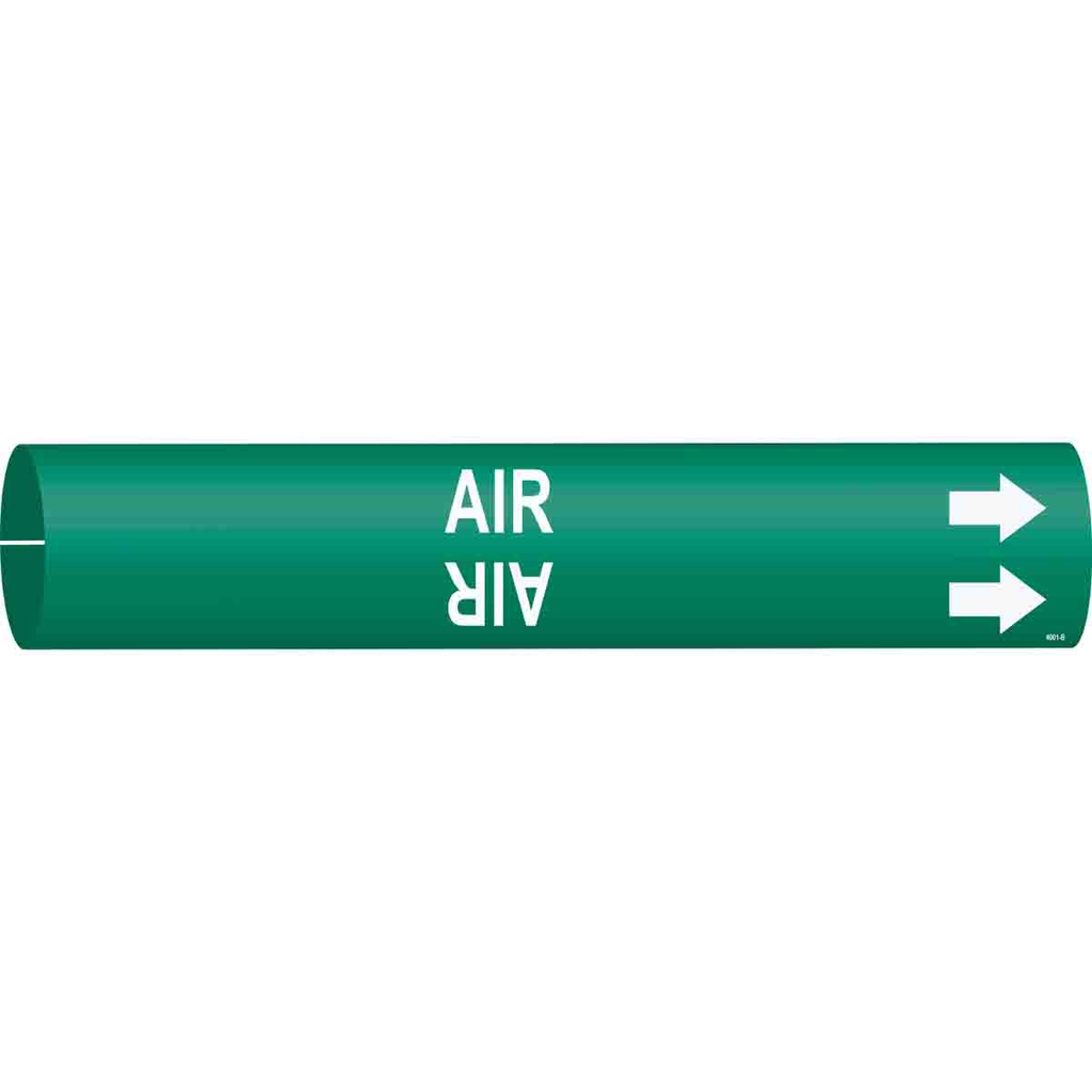 BRADY 4001-B PIPE MARKER, AIR/GRN/S BRADY 4001-B PIPE MARKER, AIR/GRN/S