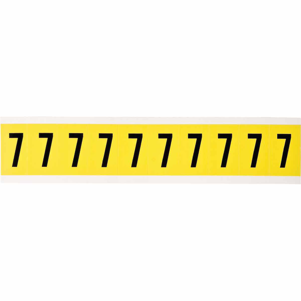 Product image for Brady 3430-7 3430 Series Repositionable Number and Letter Labels, 7