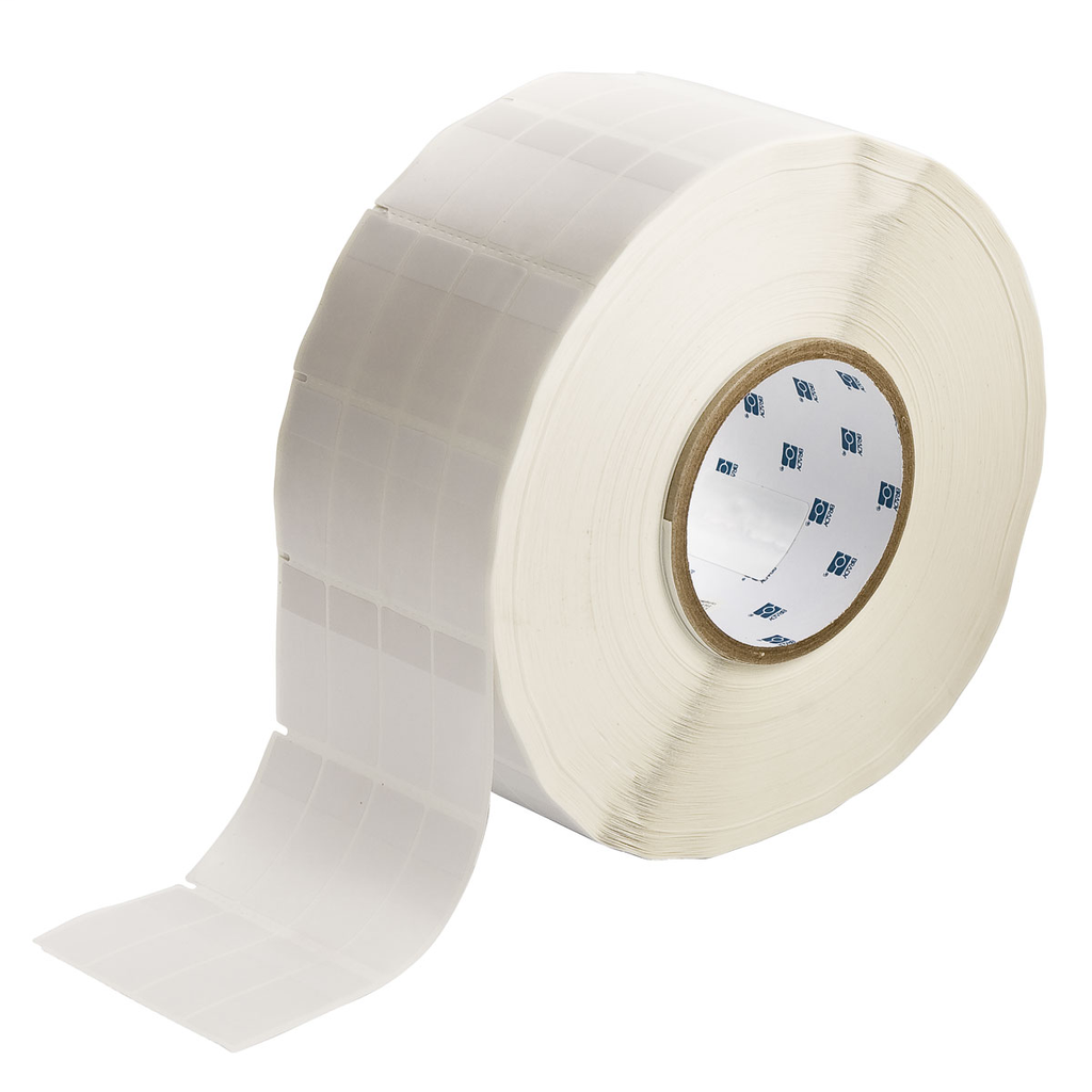 Product image for Brady THT-73-427-10 Self-Laminating Vinyl Wire and Cable Labels, 1.750" H x 0.75" W, Roll of 10000 Labels