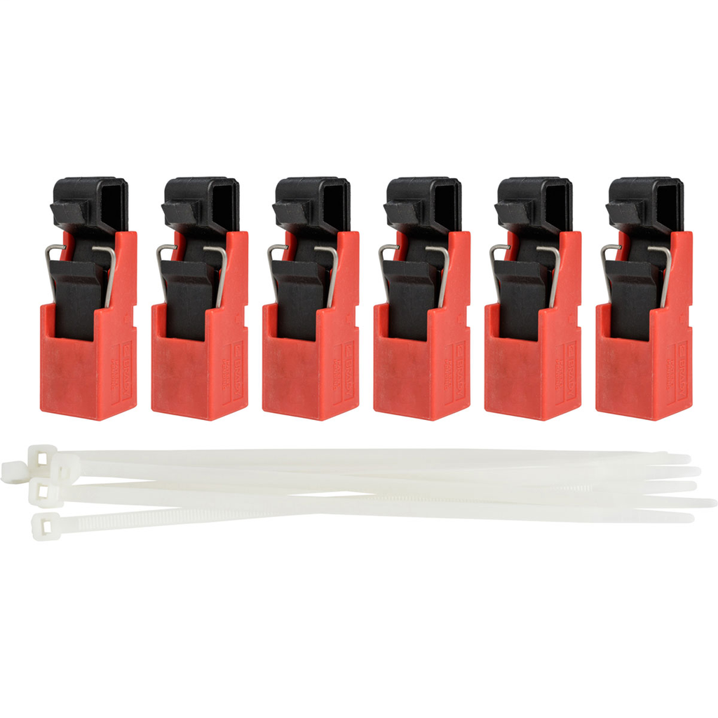 Product image for Brady 148688 TAGLOCK™ Circuit Breaker Lockout Devices - for 120V Breakers, 6/Pack