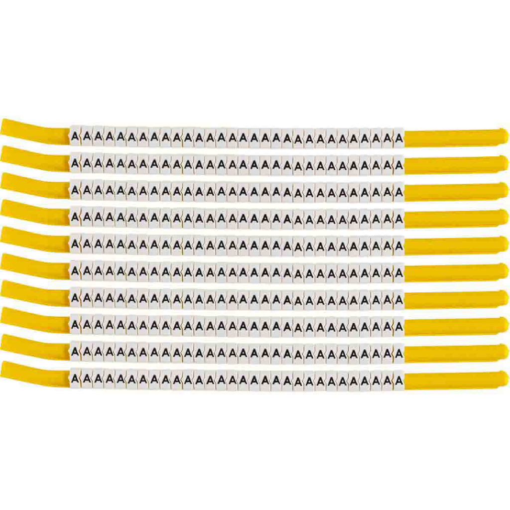 Product image for Brady SCN18-A ClipSleeve A Wire Markers, Pack of 10 Each, 8 AWG