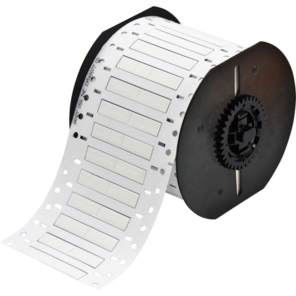 Product image for Brady B33-187-2-312-2 BBP®33 PermaSleeve® 0.187 in Dia x 1 in W Polyolefin White Roll of 1500