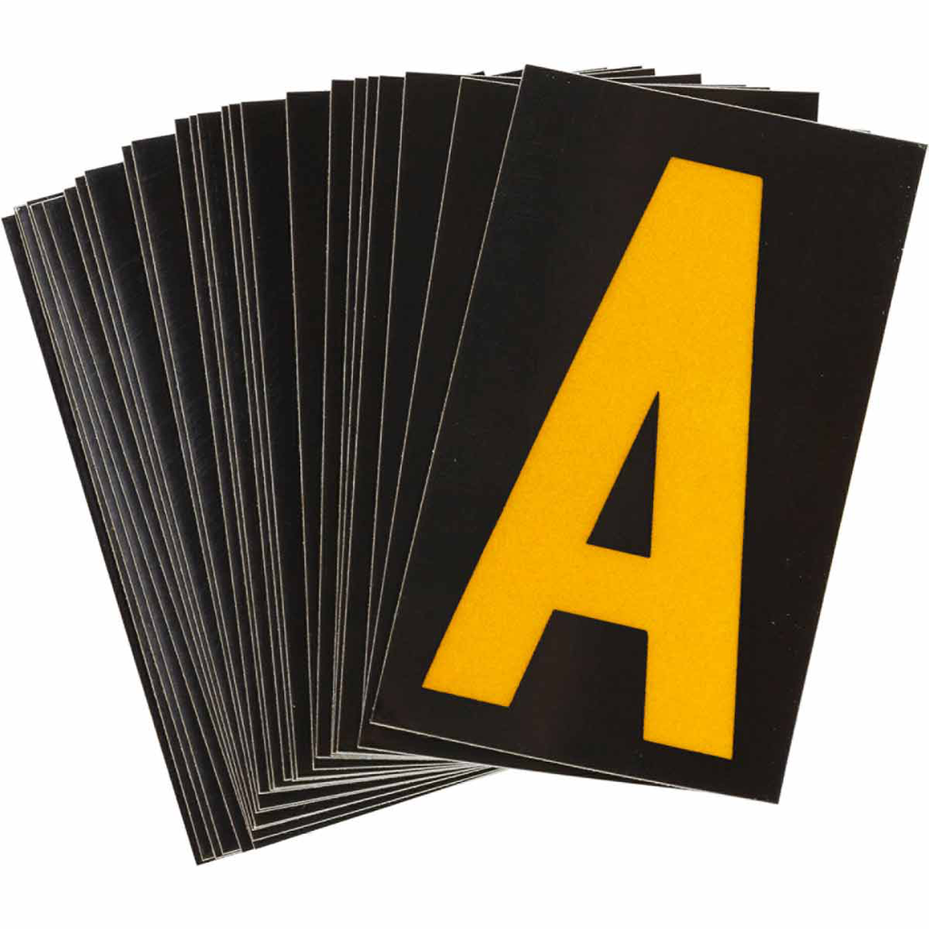 Brady 5000-A Lite Reflective Numbers and Letters Labels Brady 5000-A Lite Reflective Numbers and Letters Labels