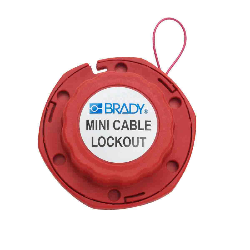 Brady 50940 Mini Cable Lockout with Metal Cable Brady 50940 Mini Cable Lockout with Metal Cable