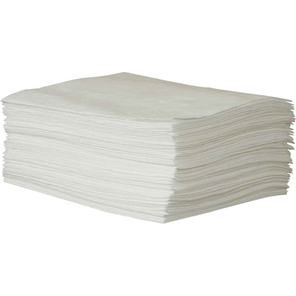 Product image for Brady ENV50 ENV® Oil Only Absorbent Pads - Medium Weight, 30" x 30", Absorbency Capacity 50 gal