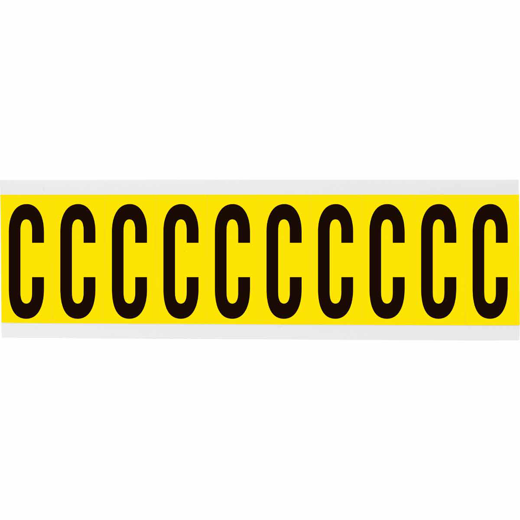 Product image for Brady 3440-C 3440 Series Repositionable Number and Letter Labels, C