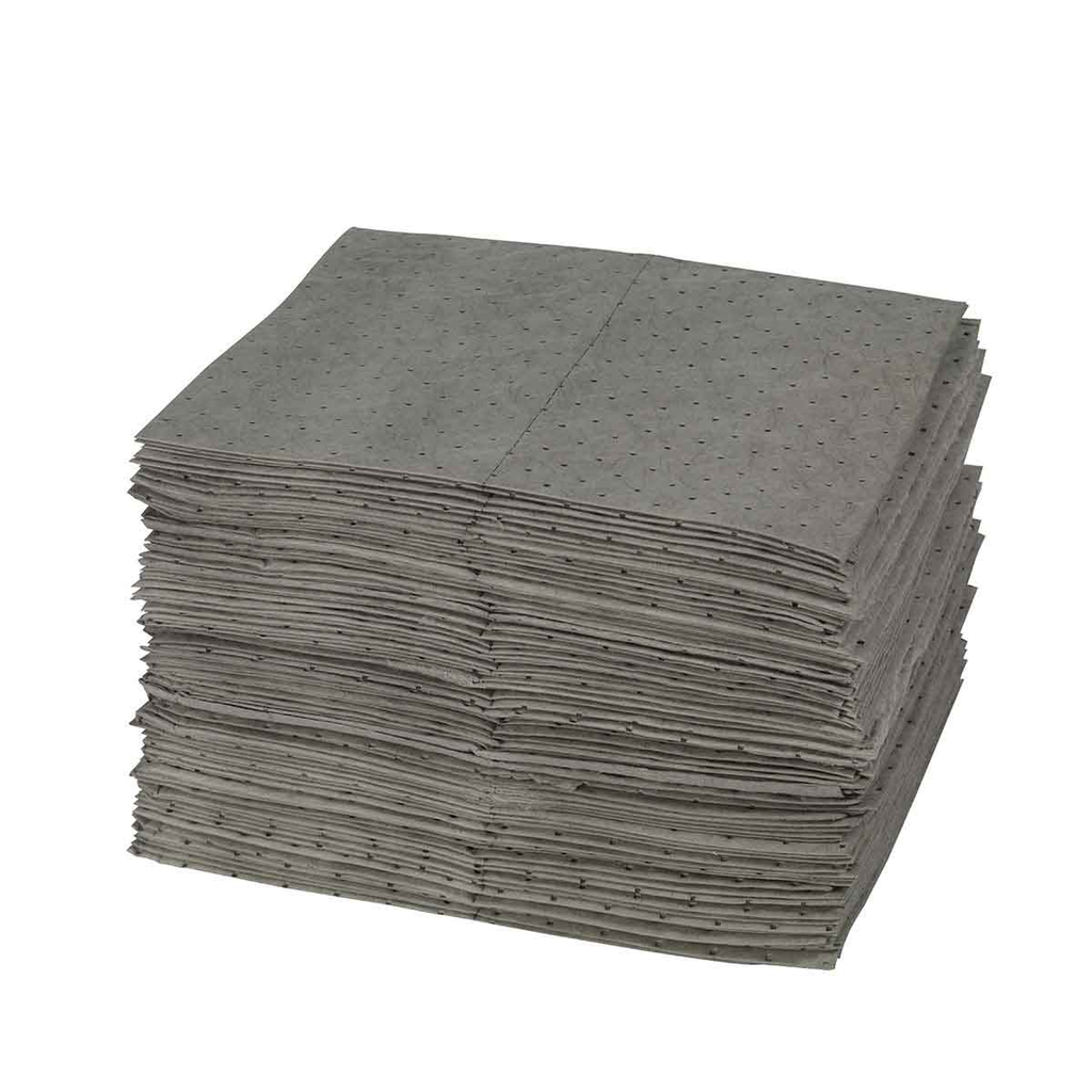 Product image for Brady GP300 Universal Absorbent Pads - Medium Weight, 15" x 19", Absorbency Capacity 25 gal