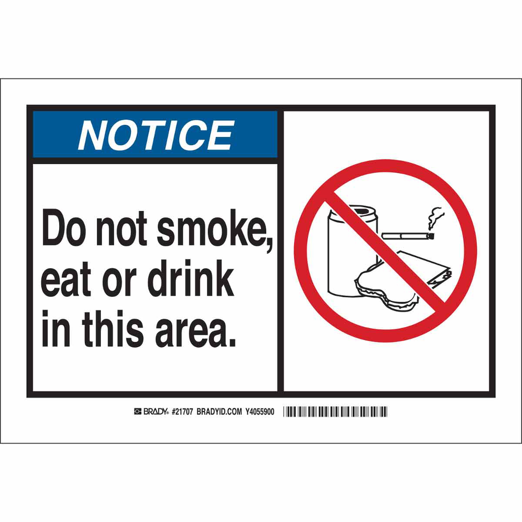 Brady 21707 B401 7 x 10 Inch ANSI Black/Blue/Red/White "do Not" Sign Brady 21707 B401 7 x 10 Inch ANSI Black/Blue/Red/White "do Not" Sign