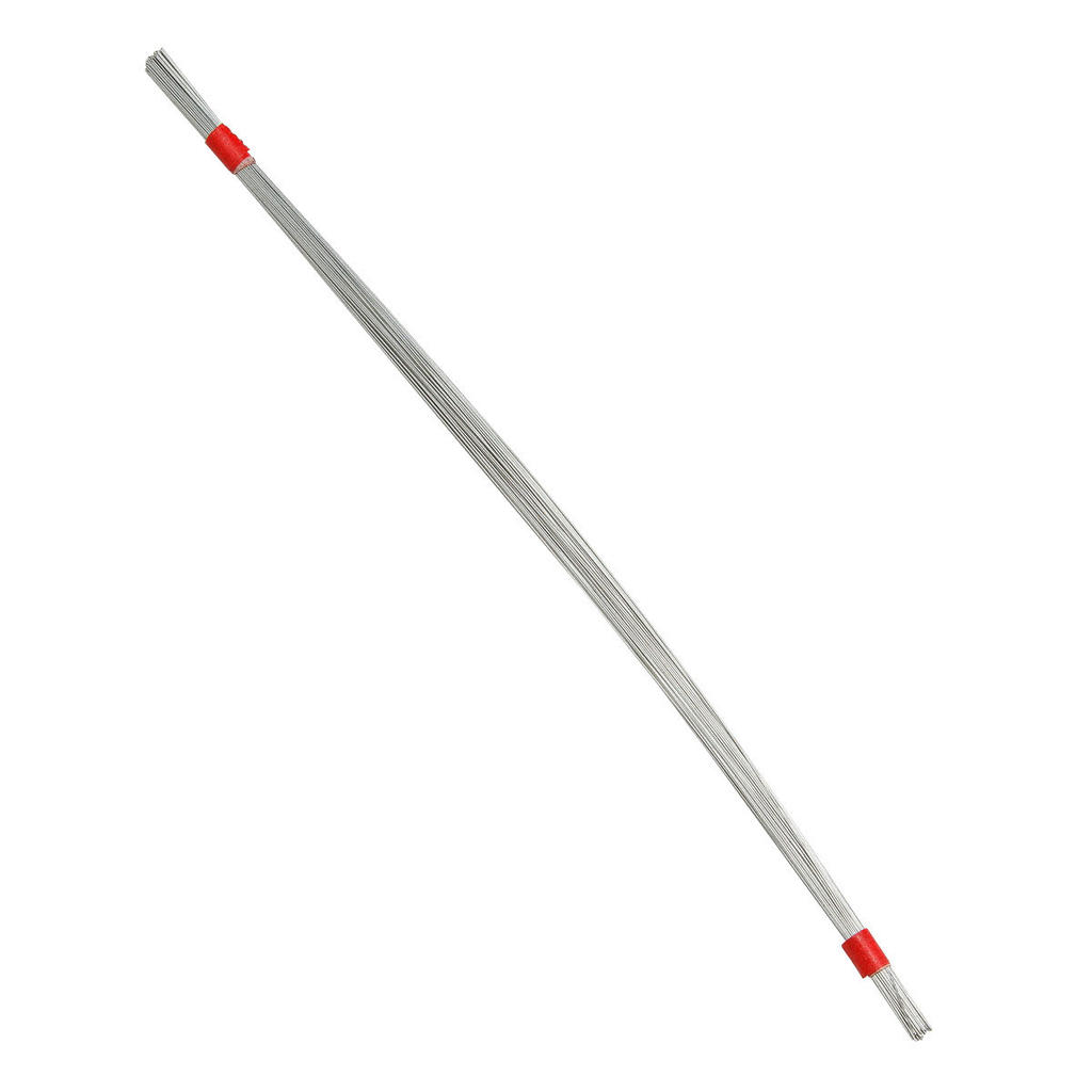 Product image for Brady 81760 Lockout Tag Wire, 0.0217" W x 12" L, Galvanized Steel