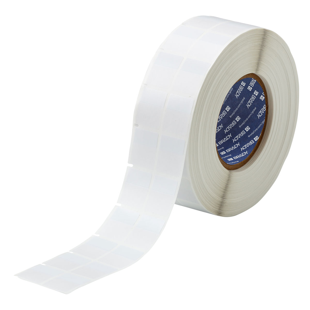 Product image for Brady THT-117-427-5 Self-Laminating Vinyl Wire and Cable Labels, 1.25" H x 1" W