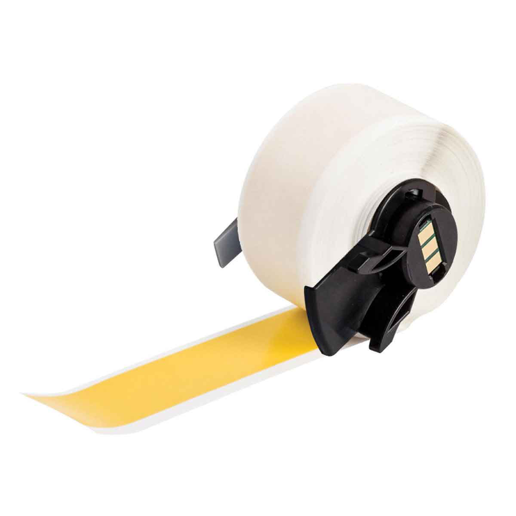 Brady PTL-43-439-YL 50 Foot Roll 1.9 Inch x 50 Foot Yellow Vinyl Portable Printer Label Brady PTL-43-439-YL 50 Foot Roll 1.9 Inch x 50 Foot Yellow Vinyl Portable Printer Label
