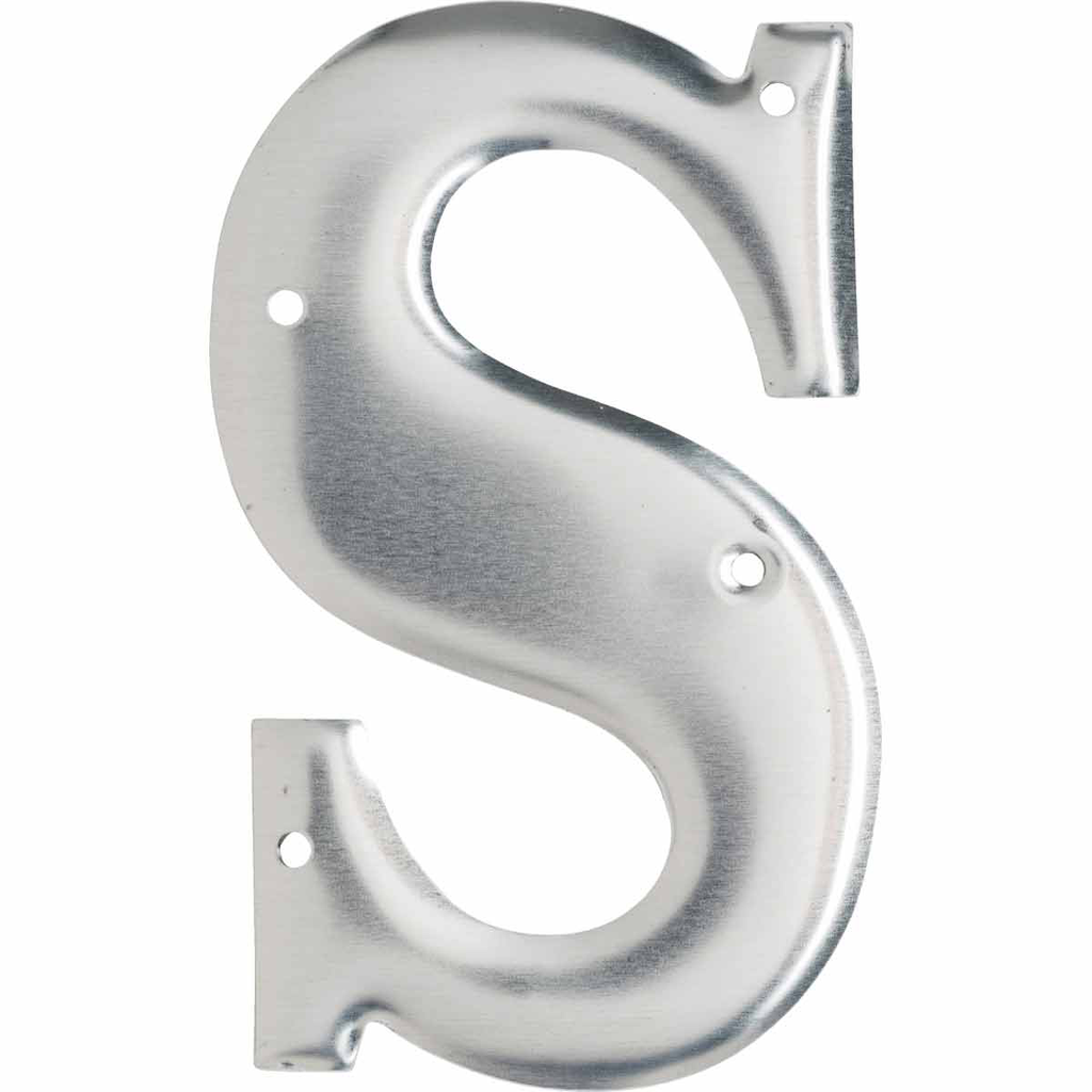 Product image for Brady 1600-S 1600 Series Permanent Aluminum Embossed Number and Letter Labels, S