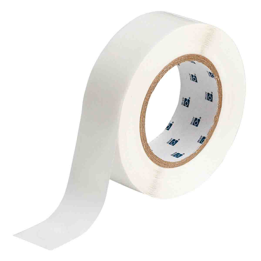 Product image for Brady THTOL-168-966B-1 Clear Polyester Overlaminate Labels, 1.9" H x 1.2" W, Roll of 1000 Labels