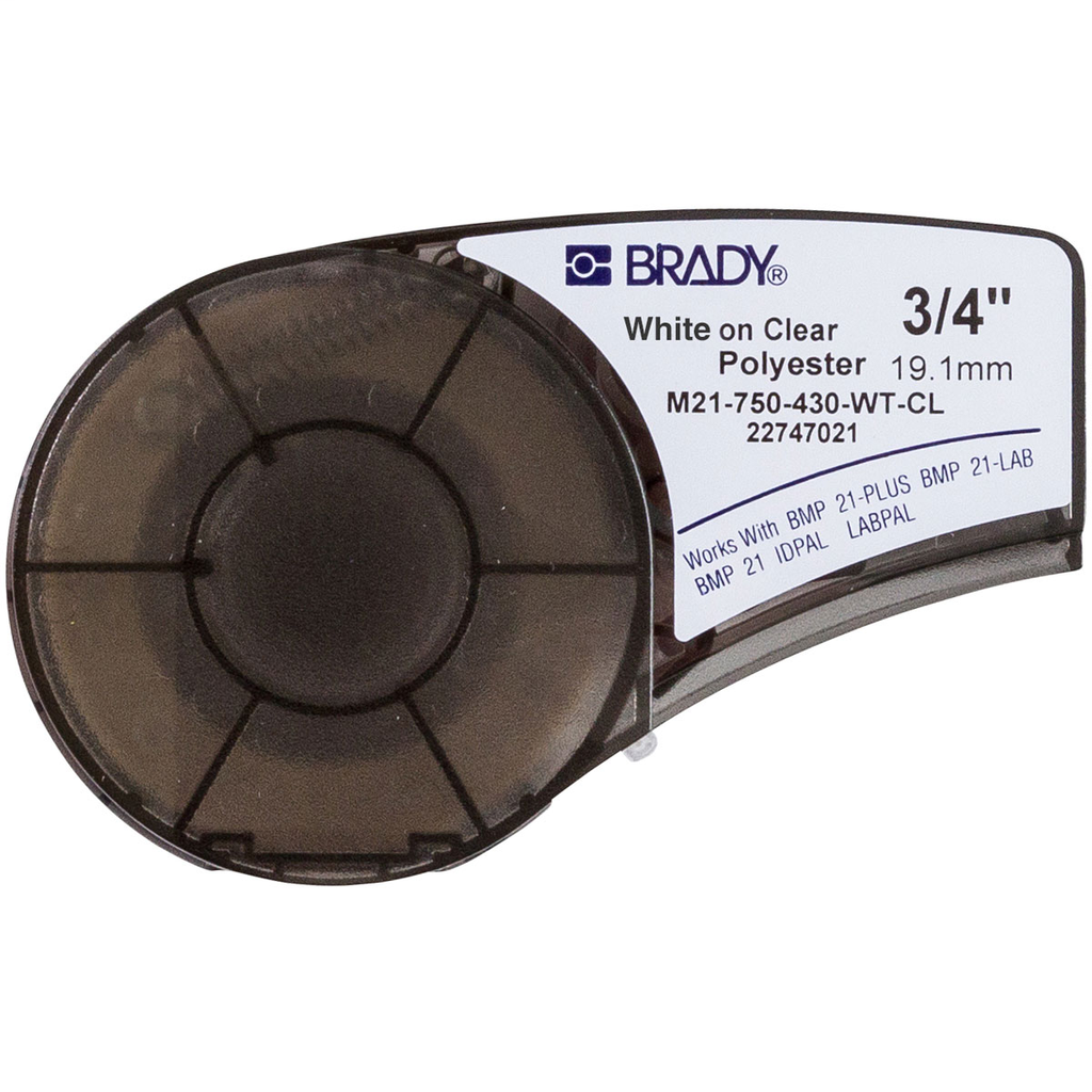 BRADY M21-750-430-WT-CL Label,BMP21 BRADY M21-750-430-WT-CL Label,BMP21