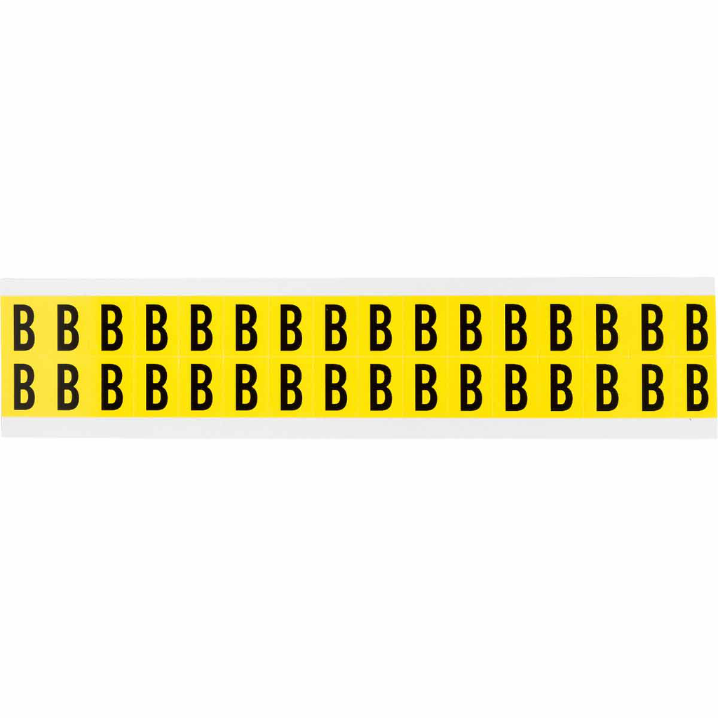 Product image for Brady 3420-B 3420 Series Repositionable Number and Letter Labels, B