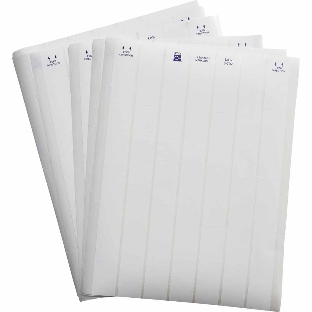 BRADY LAT-8-707-10 Label,Lsr,B707,W BRADY LAT-8-707-10 Label,Lsr,B707,W