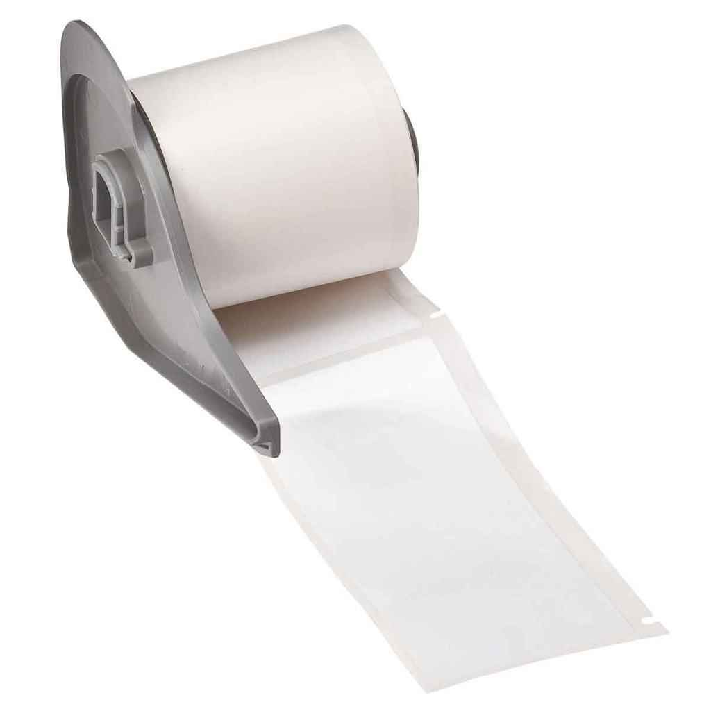 Mayer-DDS-BMP71 Polyester Labels, 1.9" H x 4" W, Roll of 100 Labels, White-1