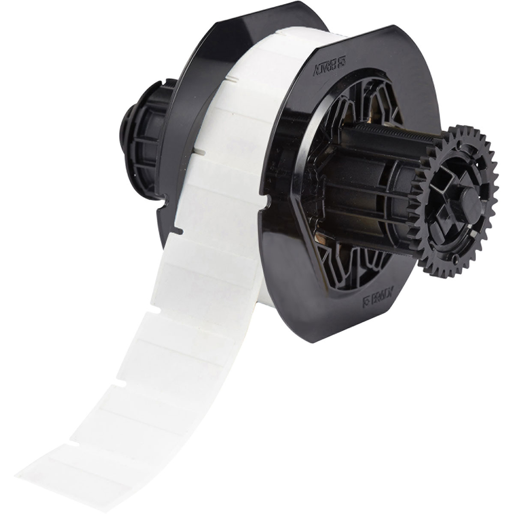 Product image for Brady B33-118-427 B33 Series Self-Laminating Vinyl Wire and Cable Labels, 1" H x 1.5" W