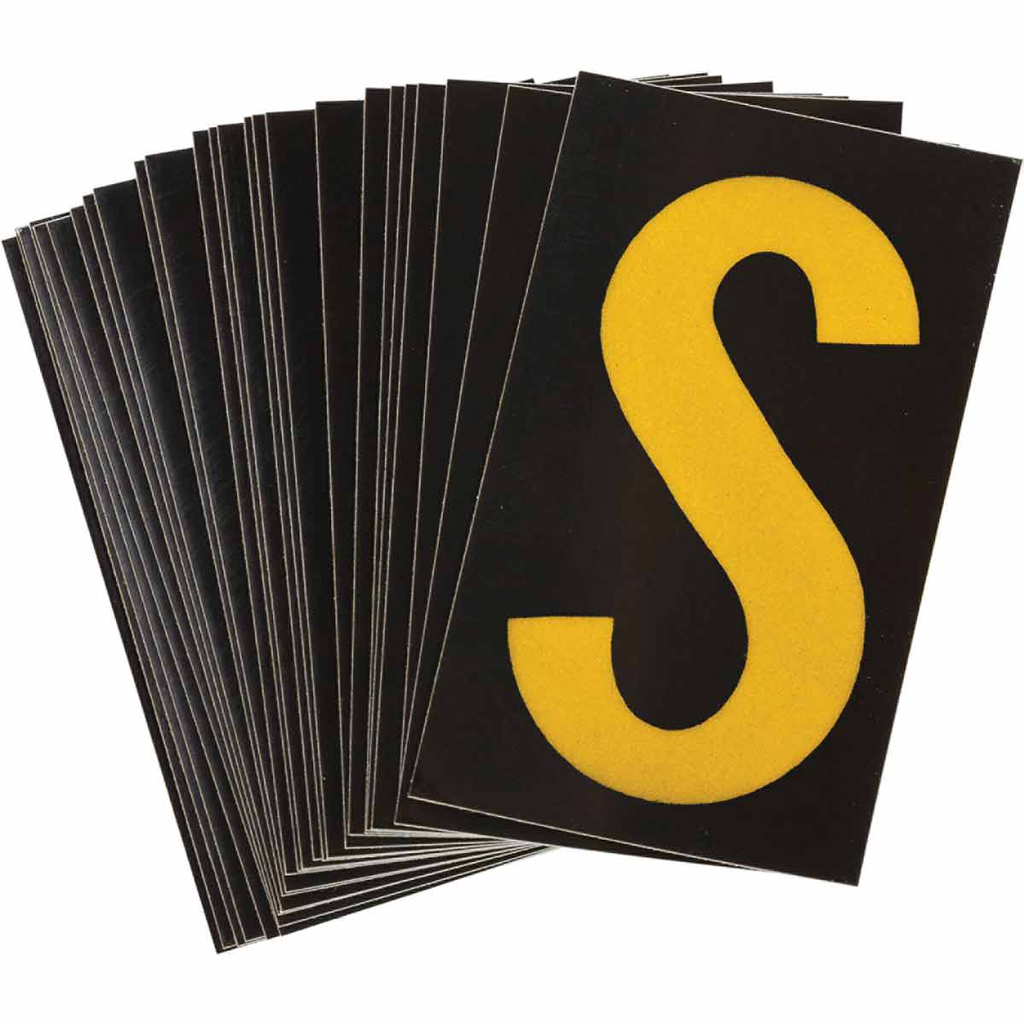 Brady 5000-S Lite Reflective Numbers and Letters Brady 5000-S Lite Reflective Numbers and Letters