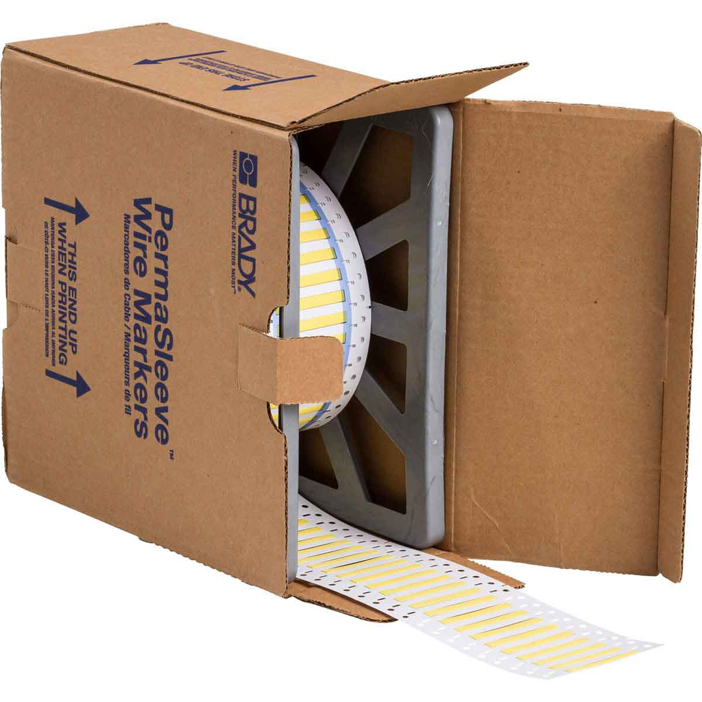BRADY PS-125-2-YL Wire Mkr,THT,B342 BRADY PS-125-2-YL Wire Mkr,THT,B342