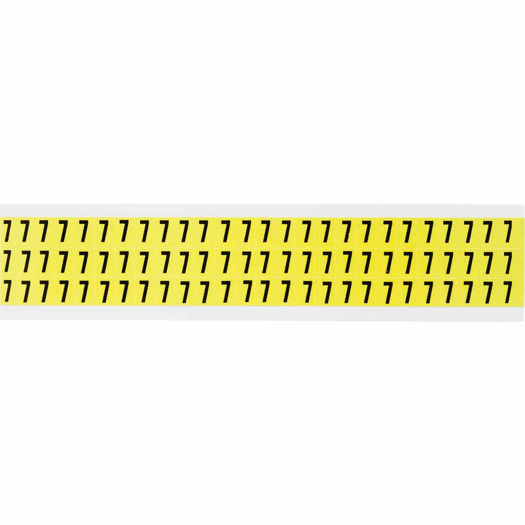 Product image for Brady 3410-7 3410 Series Repositionable Number and Letter Labels, 7