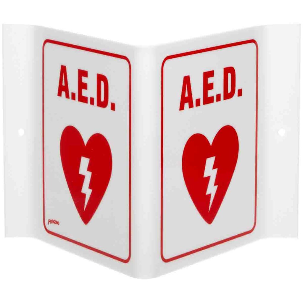 BRADY V1AE01A Sign,Acryl,9x6x4,Rd/W BRADY V1AE01A Sign,Acryl,9x6x4,Rd/W
