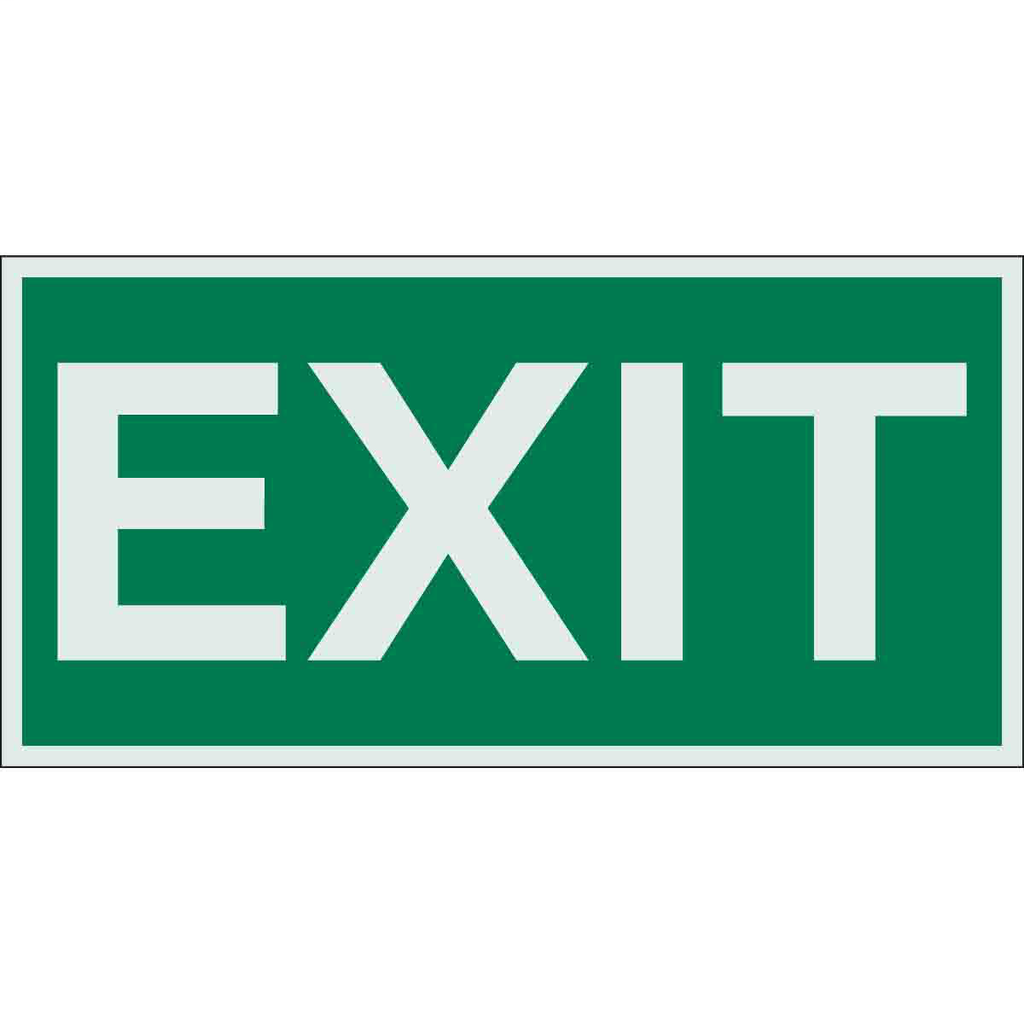 BRADY 59329 Sign,B324,6x3,Gr/Glw,EX BRADY 59329 Sign,B324,6x3,Gr/Glw,EX