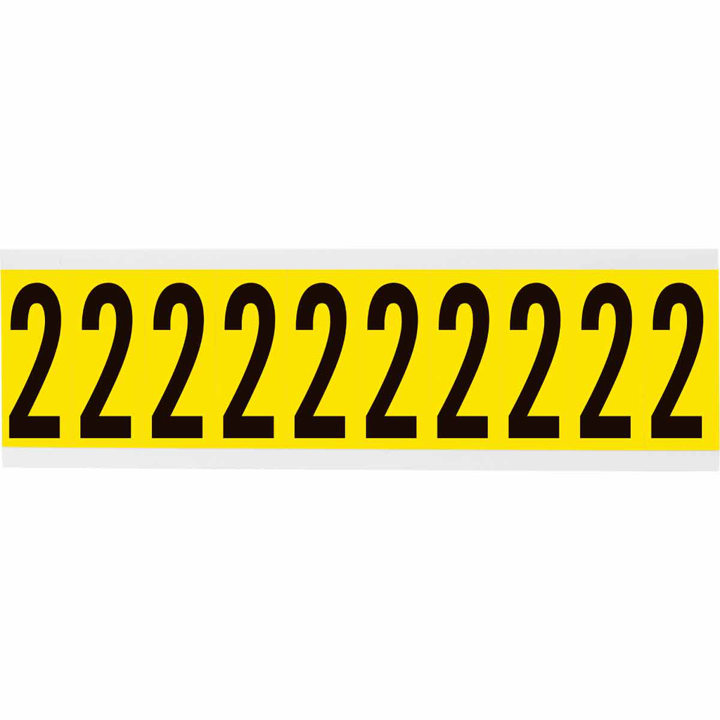 Product image for Brady 3440-2 3440 Series Repositionable Number and Letter Labels, 2