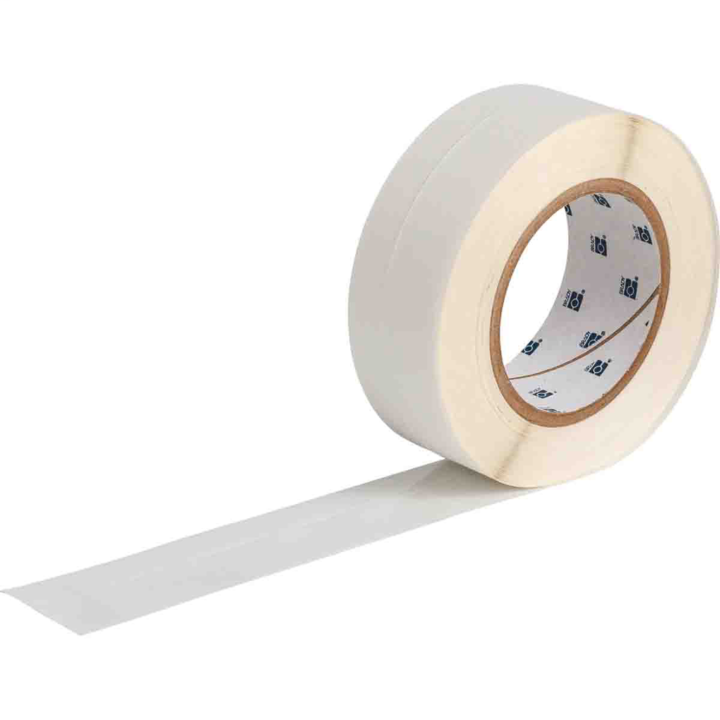 Product image for Brady LAM-6-103 Polyester Overlaminate Labels, 0.75" H x 1.5" W, Roll of 2000 Labels