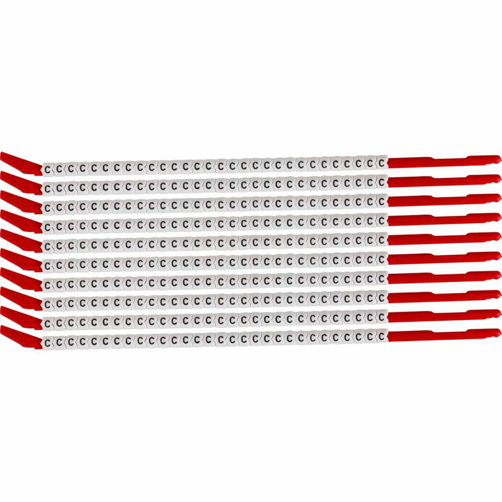 BRADY SCN10-C Wire Mkr,ClipSlv,C,SC BRADY SCN10-C Wire Mkr,ClipSlv,C,SC