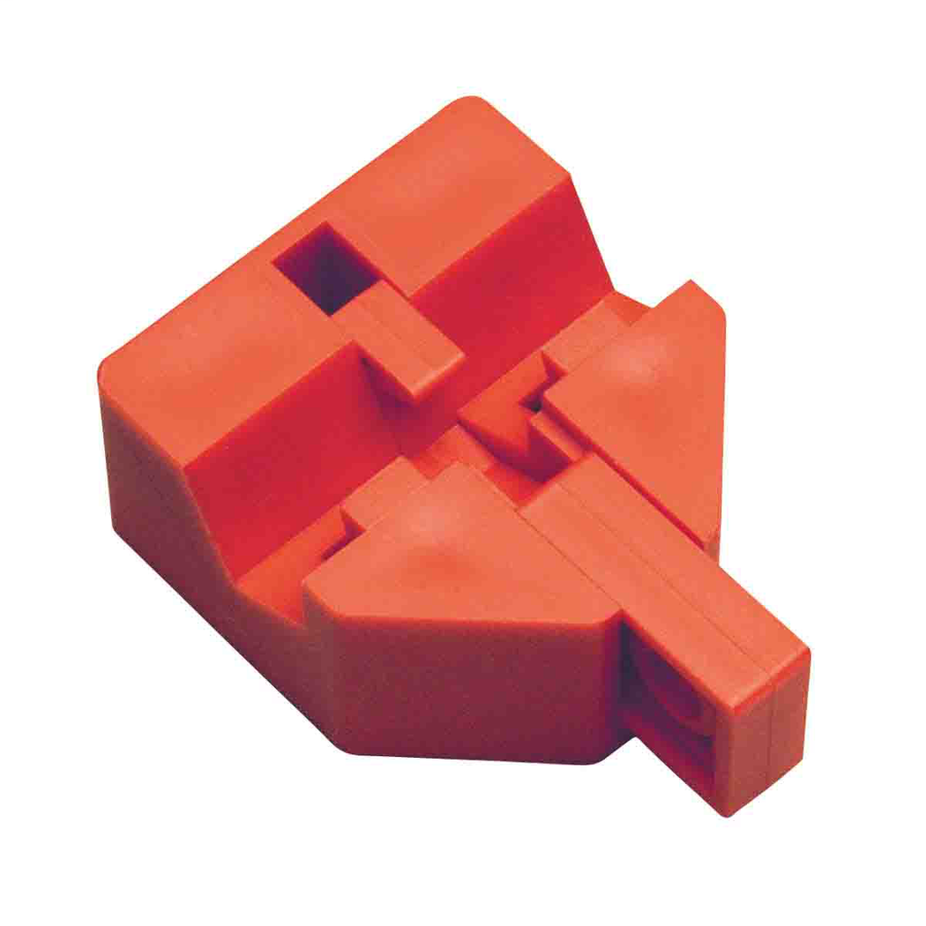 Product image for Brady BL03 Circuit Breaker Switch Lockouts 0.8 in H x 1.87 in W x 2.6 in D Polycarbonate Red