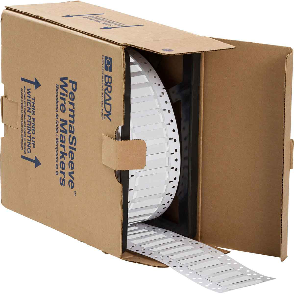 Brady LSZH-250-150-WT-2 BradyPrinter Series Low Smoke Zero Halogen PermaSleeve Heat Shrink Tubing, Roll of 5000 Each, White, 0.25" Product image for Brady LSZH-250-150-WT-2 BradyPrinter Series Low Smoke Zero Halogen PermaSleeve Heat Shrink Tubing, Roll of 5000 Each, White, 0.25"
