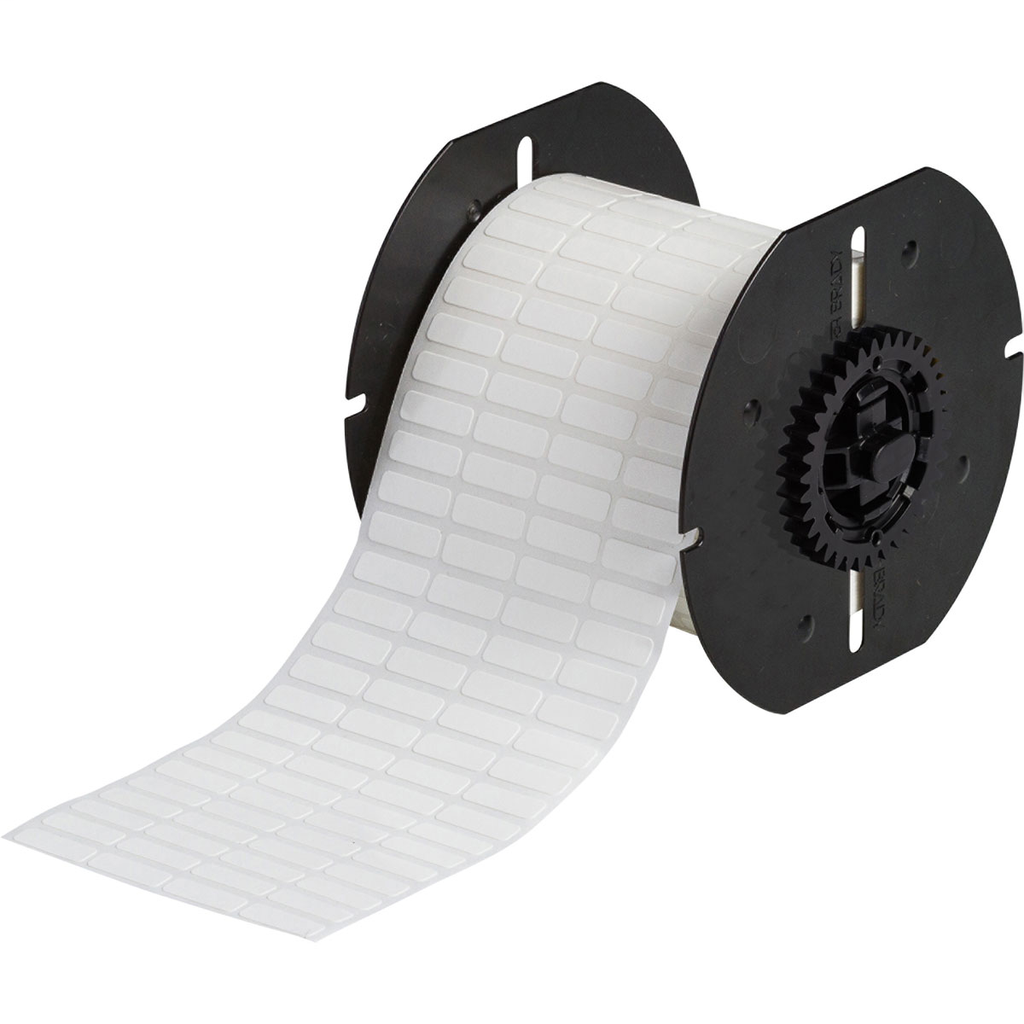 Product image for Brady B33-1-498 B33 Series Vinyl Cloth with Repositionable Labels 0.25in H x 0.75in W WT 5000/RL