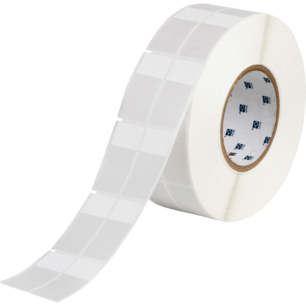 Product image for Brady THT-75-427-3 Self-Laminating Vinyl Wire and Cable Labels, 2.25" H x 1" W, Roll of 3000 Labels
