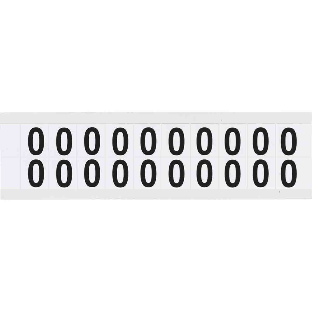 Product image for Brady 9712-0 9712 Series Number and Letter Labels, 0