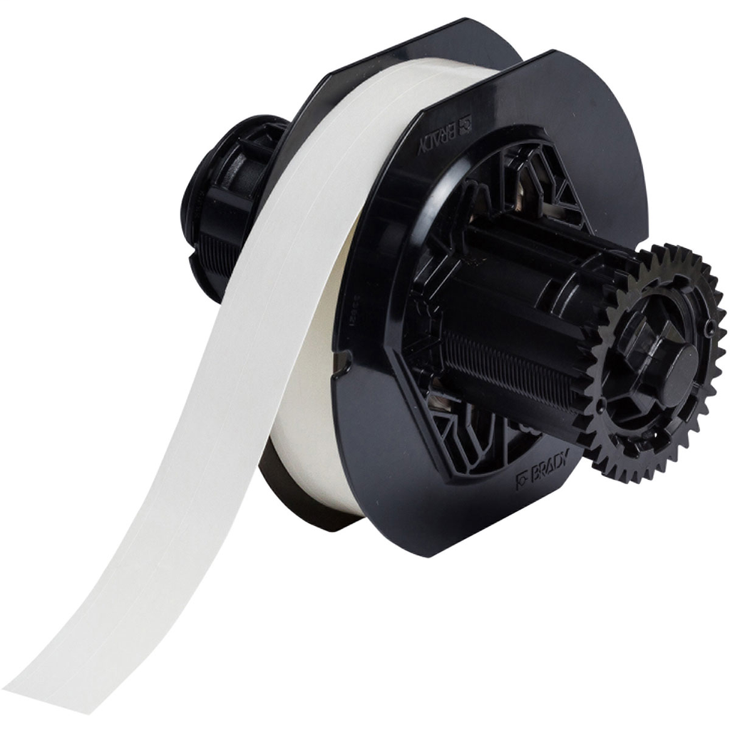 Product image for Brady B33C-375-422 B33 Series Polyester Labels, 0.375" W x 85' L